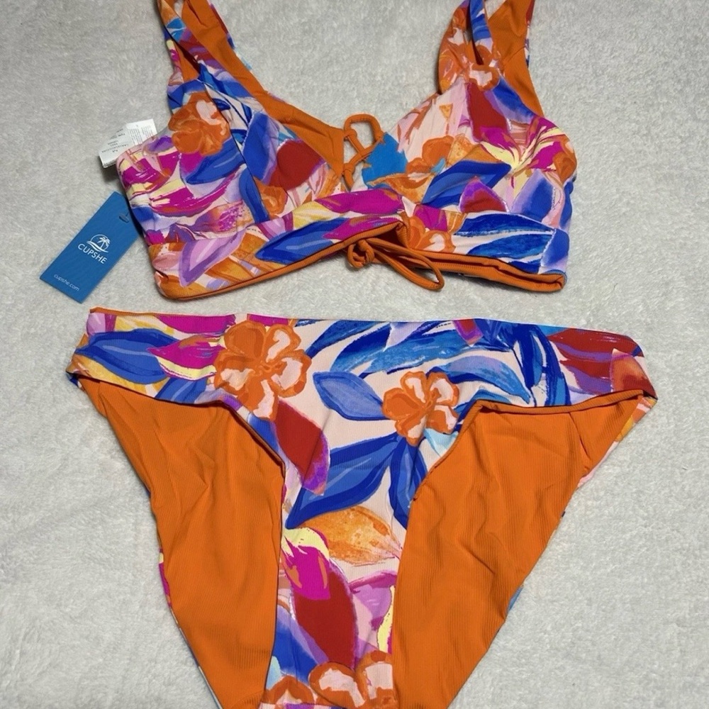 Cupshe Floral Bikini